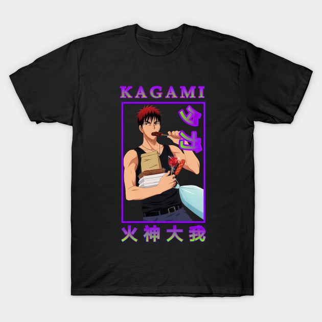 Kagami Taiga Kuroko No Basket T-Shirt by IainDodes